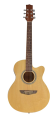 Acoustic Student Guitar 38 Cutaway Design with Natural Gloss Finish by Sotendo